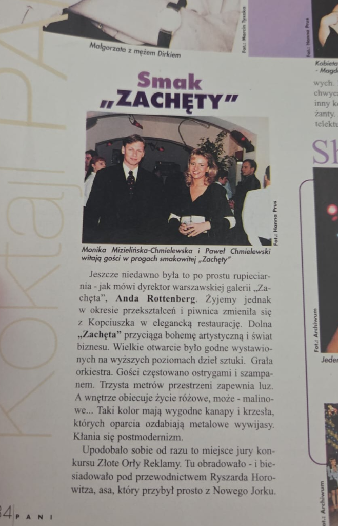 Smak Zachęty - magazyn PANI