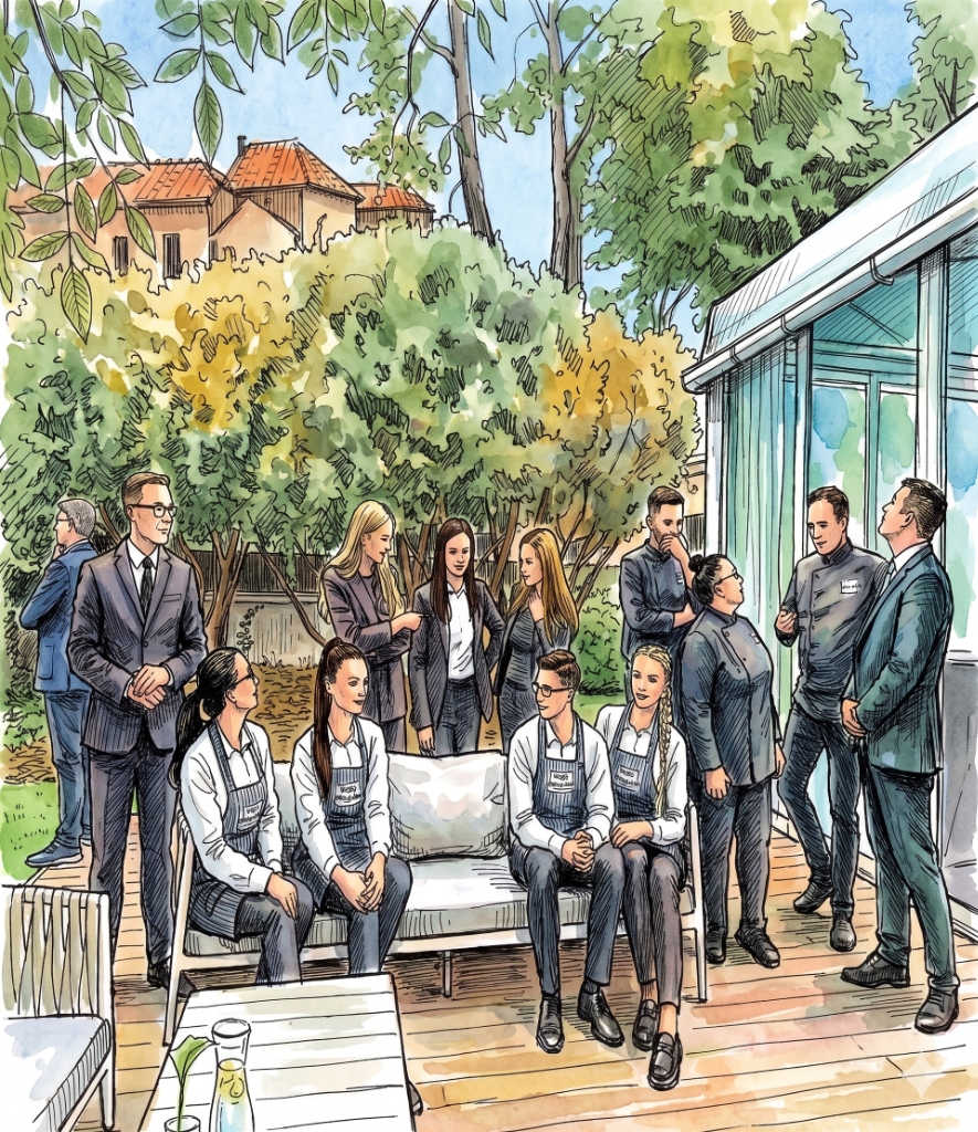 Szkic Zespołu Villa Foksal Group